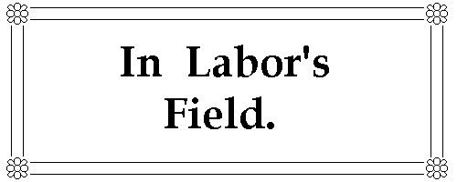 IN LABOR'S FIELD